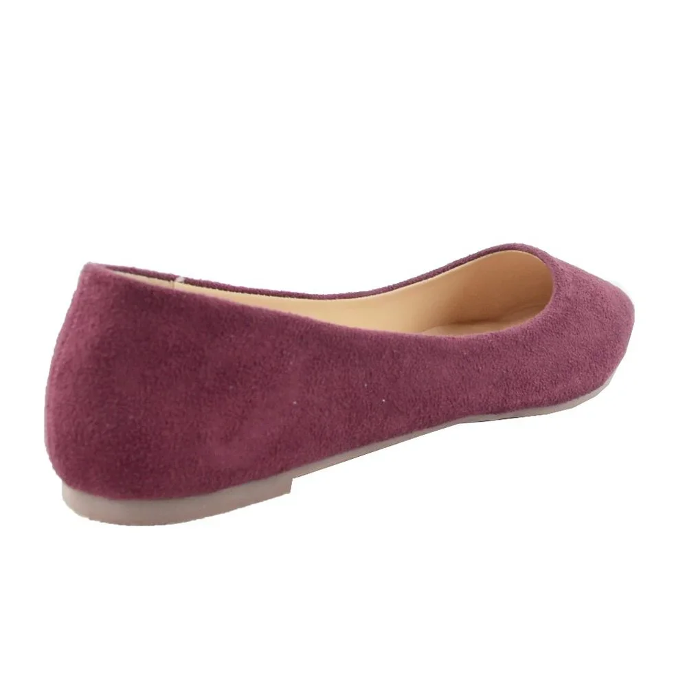 BURGUNDY BALLET FLAT